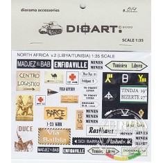 1/35 WWII North Africa v.2 (Axis/Allied Road Signage)