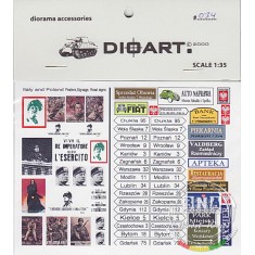 1/35 WWII Italy and Poland /Posters,Signage,Distance Indicators,