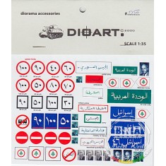 1/35 Modern Middle East (Road/Building Signs and Posters) x2sheets