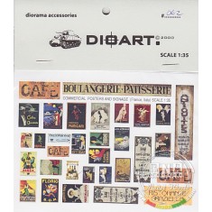 1/35 WWII Commercial Posters and Signage (Western Europe) x2sheets