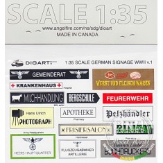 1/35 WWII German Signage v.1