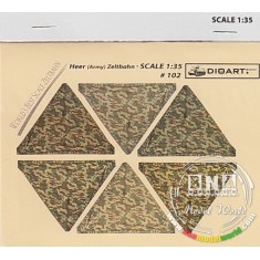 1/35 WWII Heer Army Zeltbahn