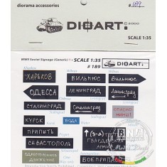 1/35 WWII Soviet Signage w/Translations v.1
