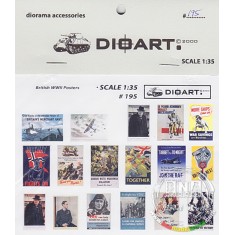 1/35 WWII British WWII Era Posters 