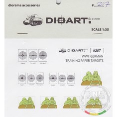 1/35 WWII German Paper Training Targets