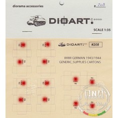 1/35 WWII German Generic. Supplies Cartons