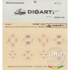 1/35 Modern Medical and Humanitarian Aid Cartons