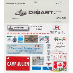 1/35 Modern "Canadians in Afghanistan" Signage I '05-'07