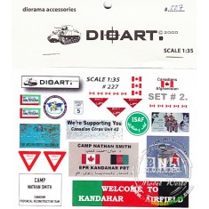 1/35 Modern "Canadians in Afghanistan" Signage II '05-'07