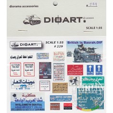 1/35 Modern "British in Basrah" Signage &Posters O.I.F