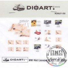 1/35 WWII Wall Calendars (full colour, bond)