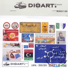 1/35 Modern Libya 2011 signage (full colour, bond)