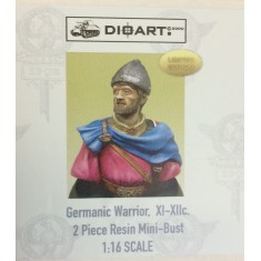 1/16 Medieval Germanic Warrior XI-XIIc (1 Mini-Bust Figure)