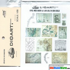 1/35 Civil War US Maps Vol. A (full colour, 2 bond sheets)
