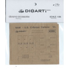 1/35 Modern NAM US C-Rations Cartons V.2 (2 sheets)