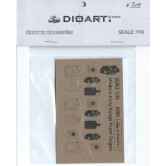 1/35 Modern Army Range Paper Targets (2 sheets)