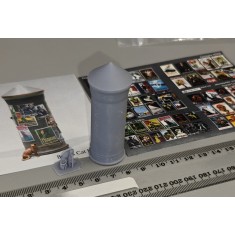 1/35 XXc. Advertising Pillar (3d resin print with 2 sets of posters)