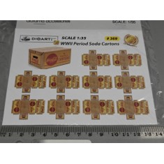 1/35 WWII Soda Cartons (2 full colour bond sheets)