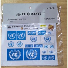 1/35 Modern UN Flags 1970s-1990s (2 full colour sheets)