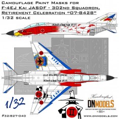 1/32 F-4EJ Kai White Eagle 302nd Sq. Anniversary Paint Mask Set for Tamiya kit #60314
