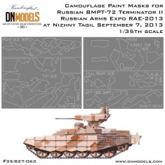 1/35 BMPT-72 RAE-2013 Splinter Camouflage Paint Masks