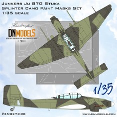 1/35 Junkers 87G Stuka Splinter Camouflage Paint Mask set for Border Model