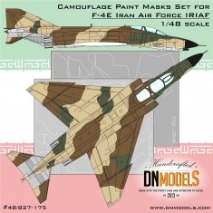 1/48 F-4E Iran Air Force /IRIAF Camouflage Masks for Zoukei-Mura/MENG/Hasegawa