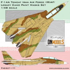 1/48 F-14A Tomcat Iran Air Force /IRIAF/ Legacy Camo Paint Masks Set