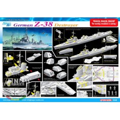 1/350 German Z-38 Destroyer