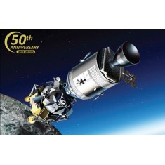 1/48 Apollo 11 "Lunar Approach" CSM "Columbia" & LM "Eagle"