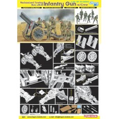 1/35 Mechanised Towing 15cm sIG.33 Infantry Gun w/Crew