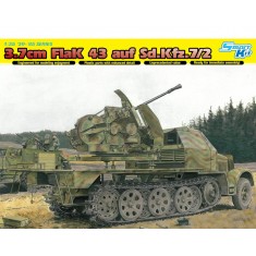 1/35 WWII SdKfz.7/2 with 3.7cm FlaK 43 auf Selbstfahrlafette [Smart Kit]