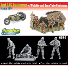 1/35 2nd SAS Regiment w/Welbike and Drop Tube Container, France 1944
