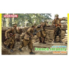 1/35 WWII French Infantry Sedan 1940 (4 Figures)