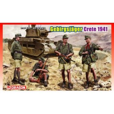 1/35 WWII Gebirgsjagers Crete 1941 (4 Figures)