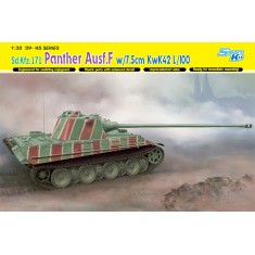 1/35 WWII German SdKfz.171 Panther Ausf.F w/7.5cm KwK42 L/100 [Smark Kit]