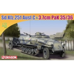 1/72 SdKfz.251 Ausf.C &3.7cm Pak 35/36
