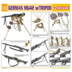 1/6 German MG42 w/Tripod