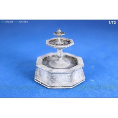 1/72 Town Square Round Fountain