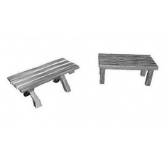 1/35 Miniature Furniture - Rustic Tables (2pcs)