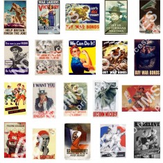1/35 WWII Allied Propaganda Posters