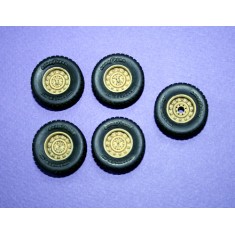 1/35 HUMVEE Aggressive Pattern Wheels set for Tamiya kit (5pcs)