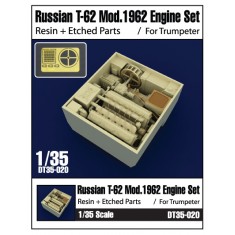 1/35 Russian T-62 Mod.1962 Engine Conversion set for Trumpeter kit (Resin + Photoetch)