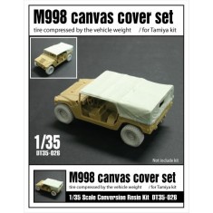 1/35 M998 Canvas Cover and Wheels set for Tamiya kit (Resin)