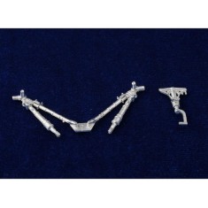 1/48 Metal Landing Gear Set F-16D for Kinetic kit