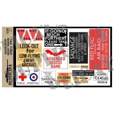 1/35 WWII Allied North African Road Signs