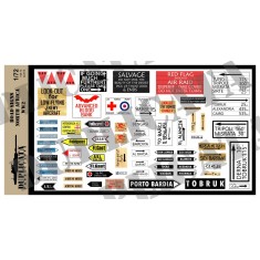1/72 WWII Allied North African Road Signs