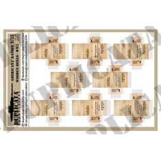 1/35 WWII C Rations Wooden Box