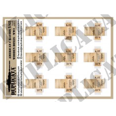 1/48 WWII C Rations Wooden Box