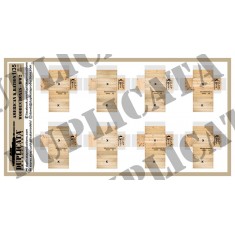 1/35 WWII K Rations Wooden Box